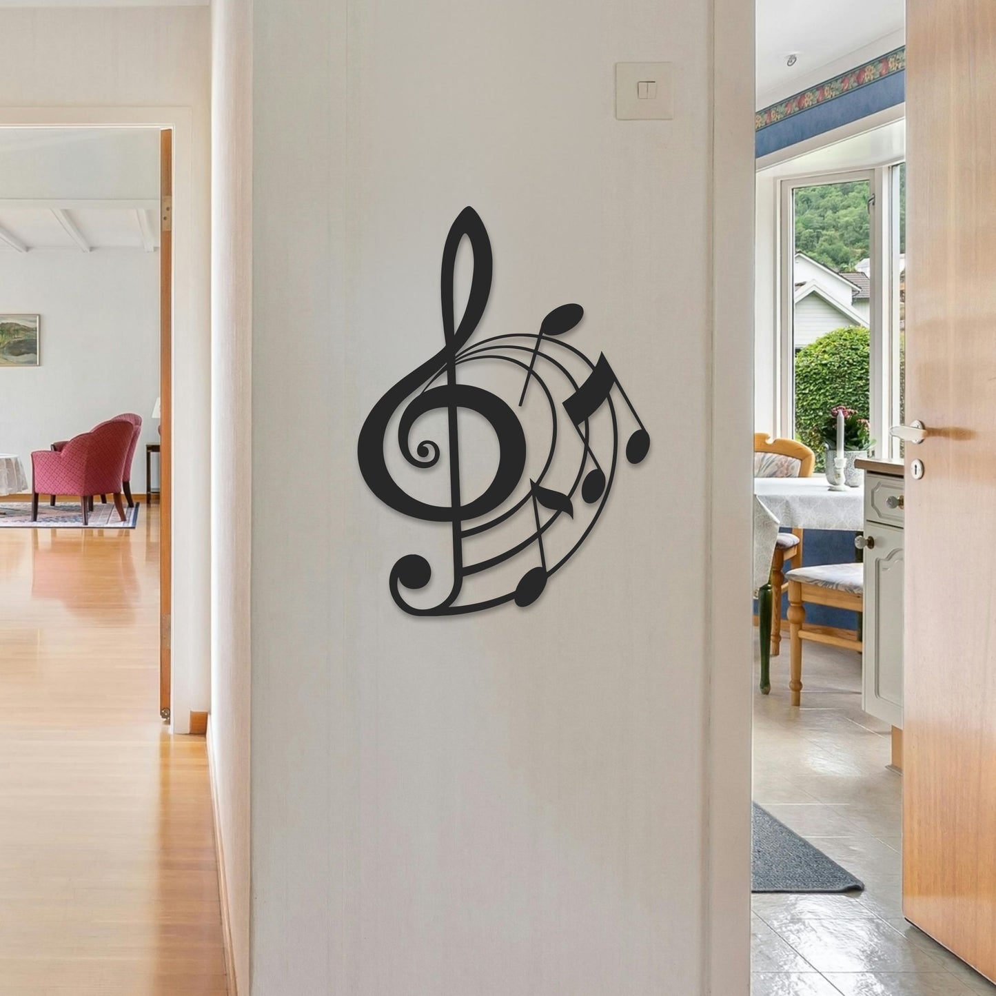 Zidna dekoracija Music Note