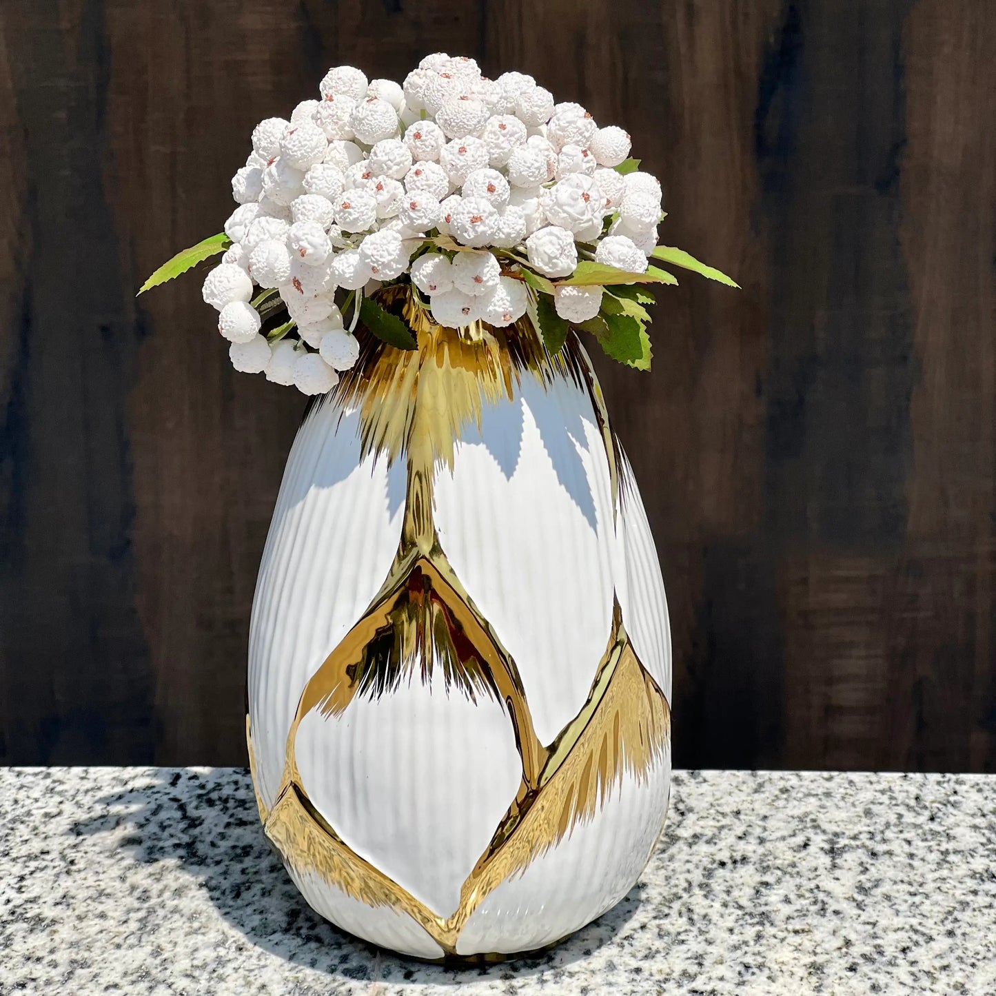 Dekorativna vazna Bianca Alta