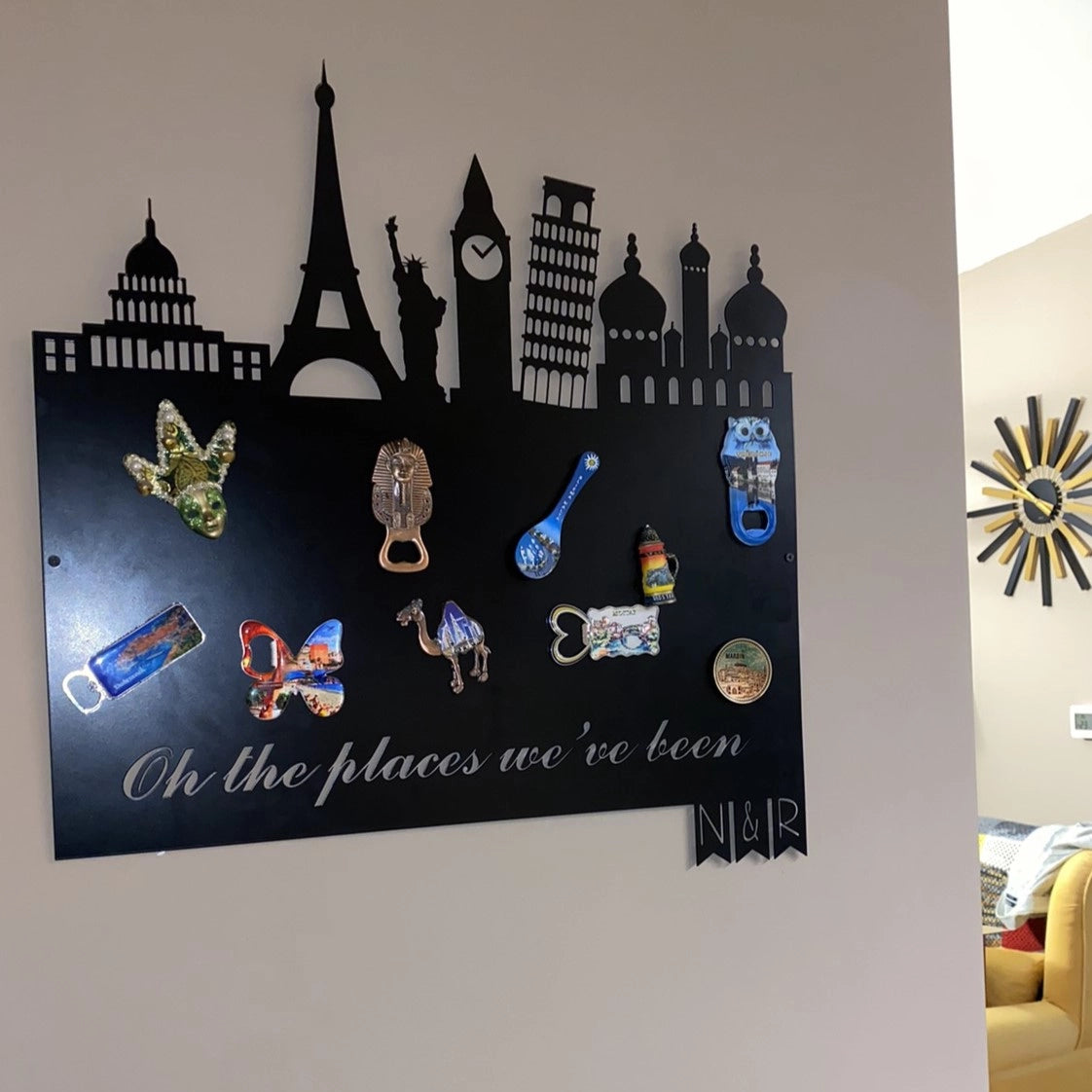 Ploca za magnete metalna