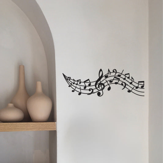 Zidna dekoracija Dancing Notes