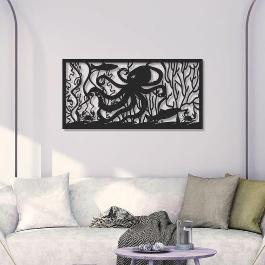 Zidna dekoracija Octopus