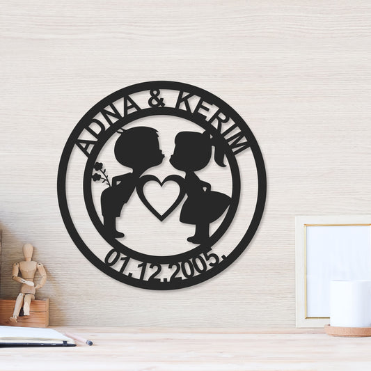 Zidna dekoracija Kisses