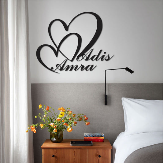 Zidna dekoracija Name Heart