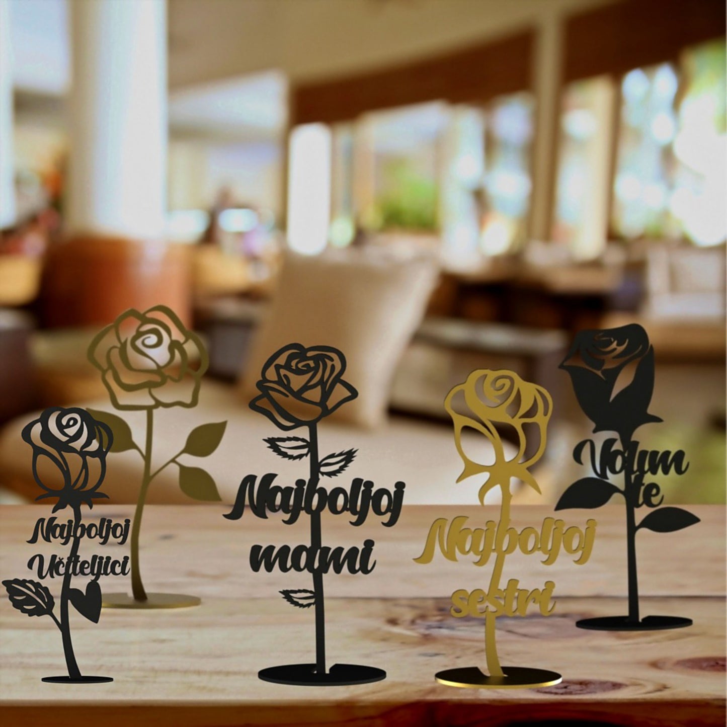 Stolna dekoracija Ruža