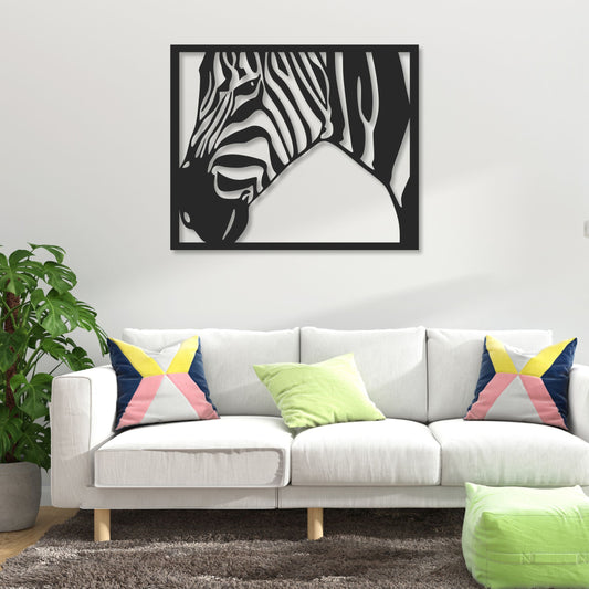 Zidna dekoracija Beautiful Zebra