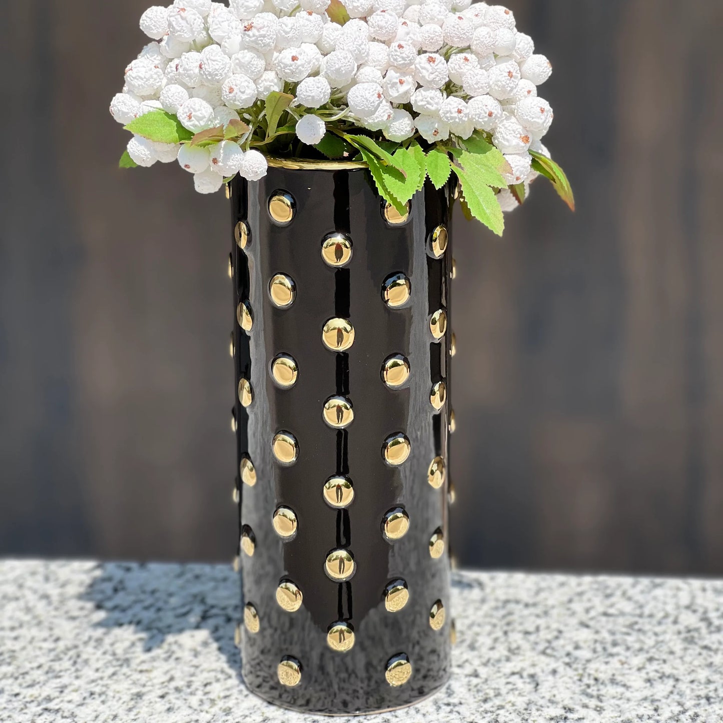 Dekorativna vazna Noir Dots