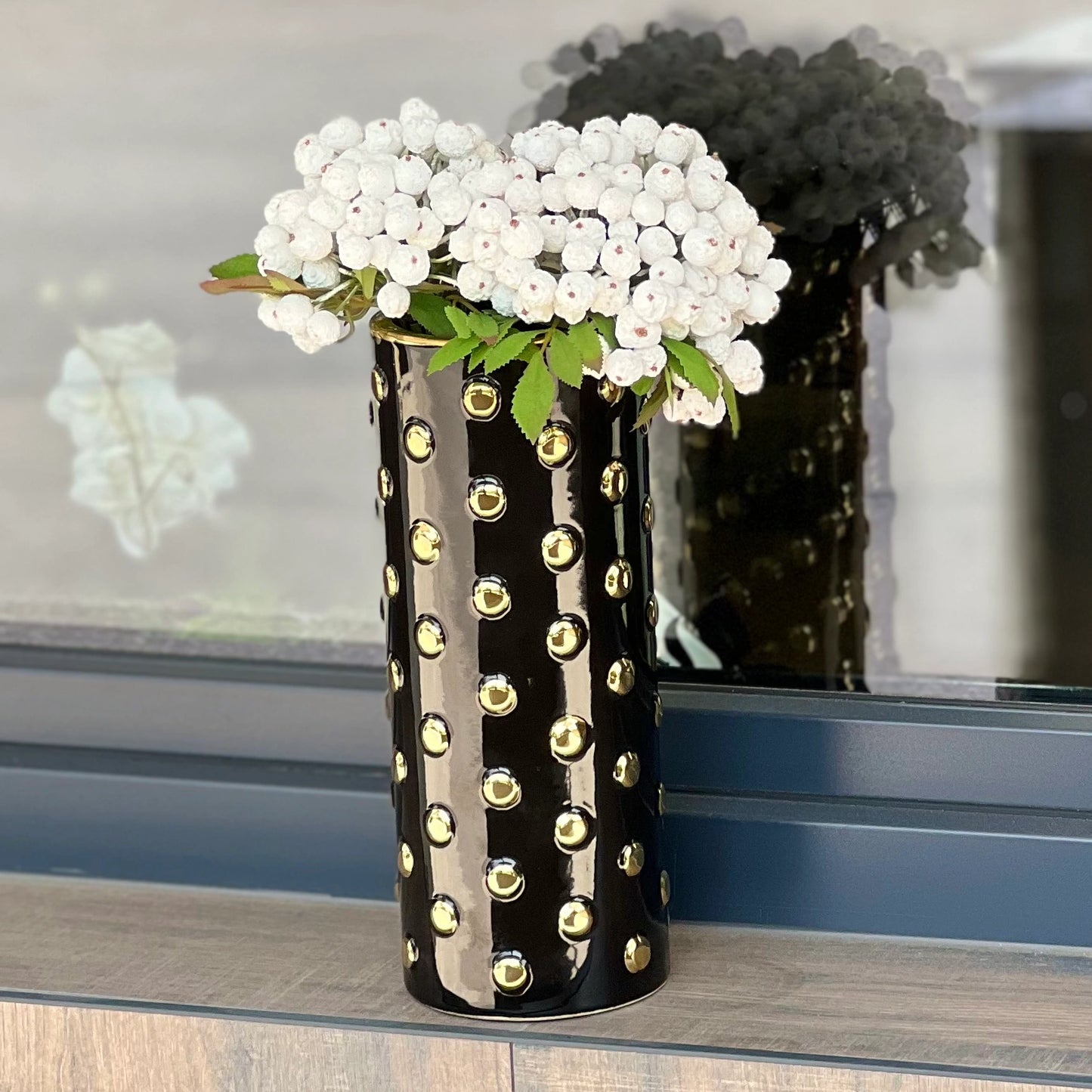 Dekorativna vazna Noir Dots