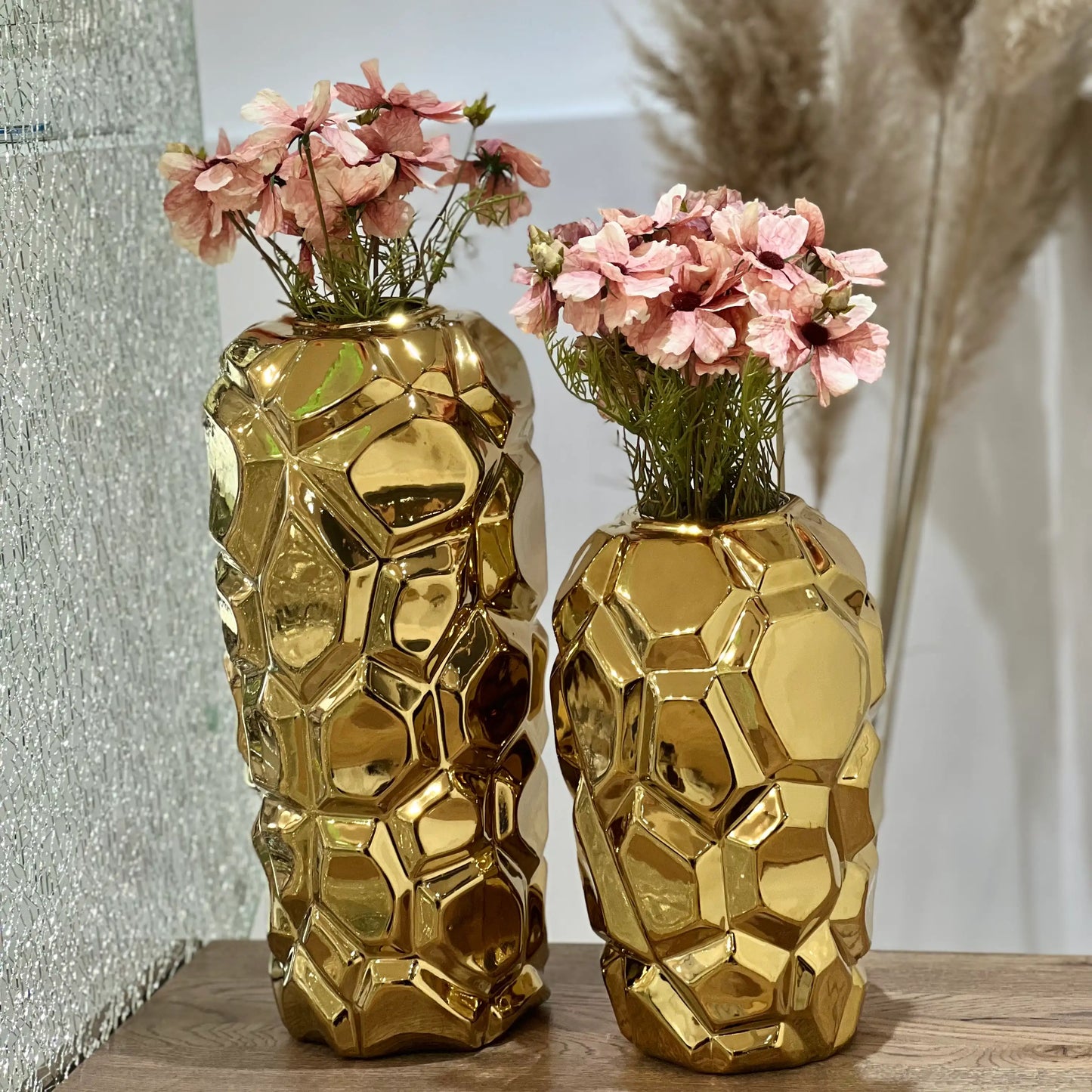 Dekorativne vazne Gold Duo Set