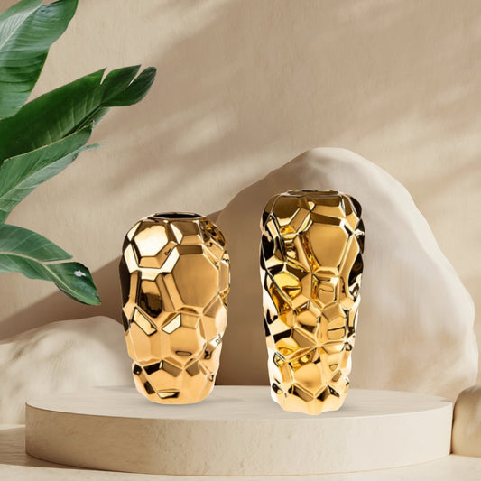Dekorativne vazne Gold Duo Set