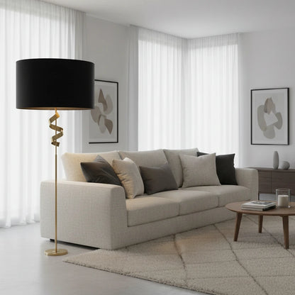 Podna lampa Linea Gold