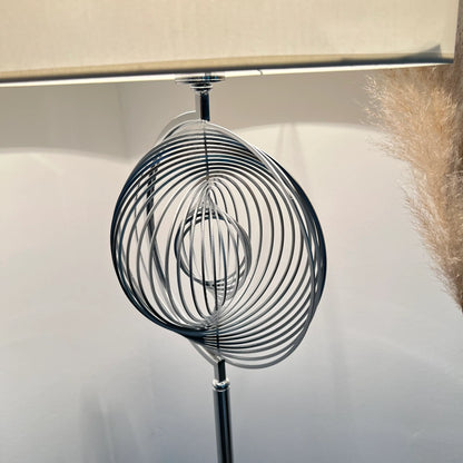 Podna lampa Luna Silver