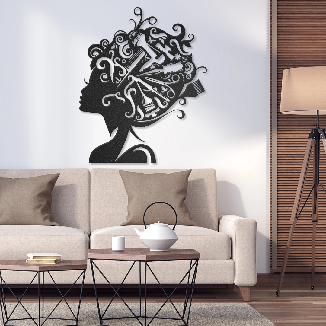Zidna dekoracija Hairstyle