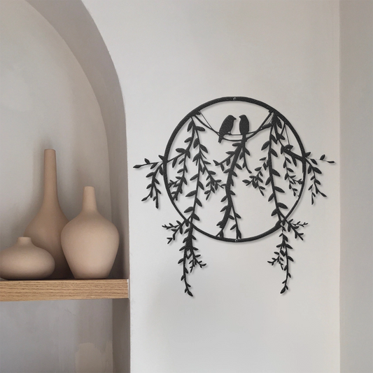 Zidna dekoracija Love Birds