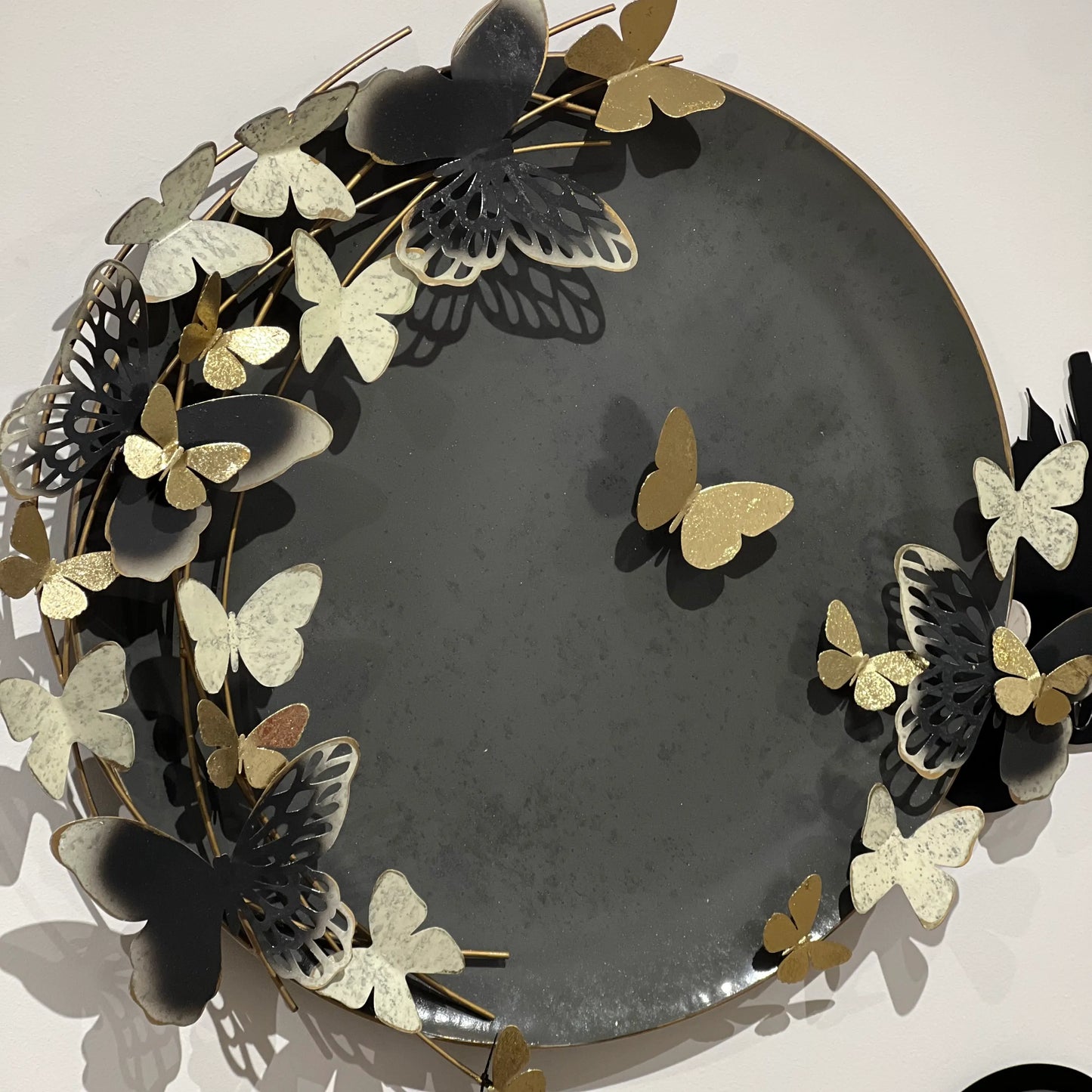 Zidna metalna dekoracija Butterflies