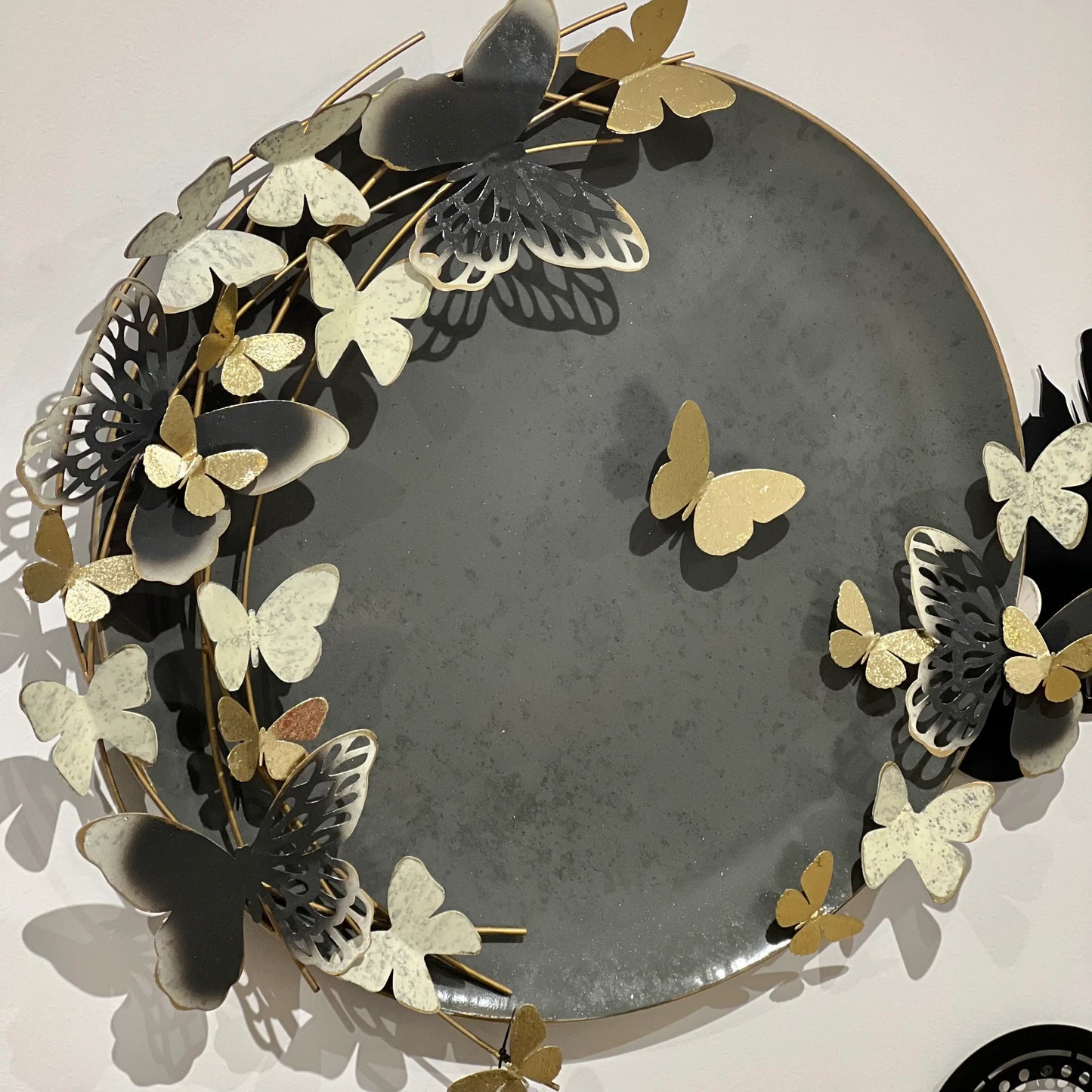 Zidna metalna dekoracija Butterflies