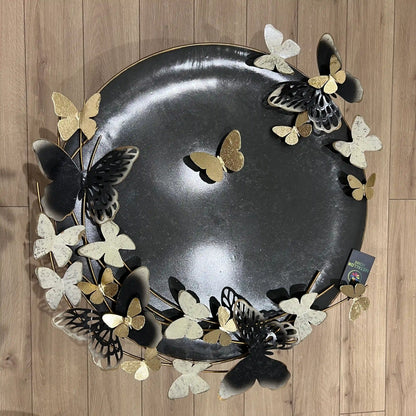 Zidna metalna dekoracija Butterflies