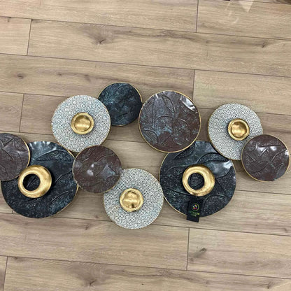 Zidna metalna dekoracija Plates