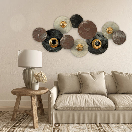 Zidna metalna dekoracija Plates