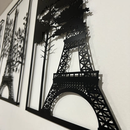 Zidna dekoracija pariz iz dva dijela